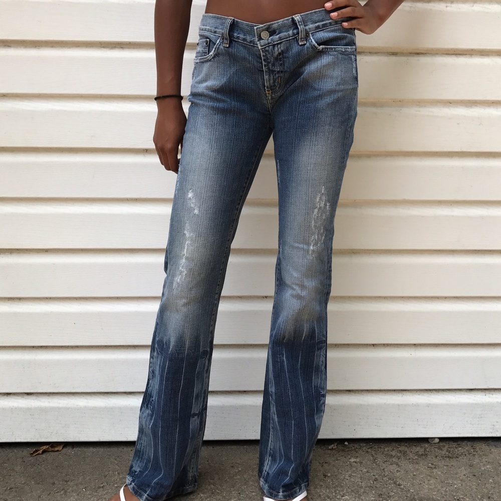 Vintage BeBe Jeans (Silver)