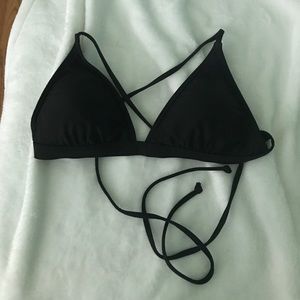 Black bikini top