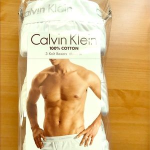Calvin Klein knit boxers (Small)