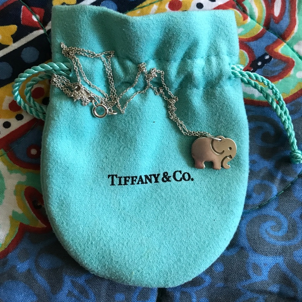 Tiffany and Co. Elephant Necklace