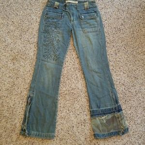 Express Camo floral jeans