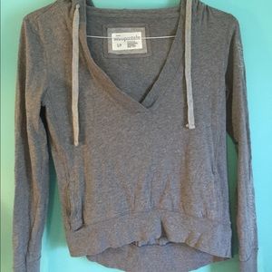 Girls Aeropostale long sleeve cut out shirt