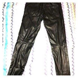 Leather jeans from H&M for $12
