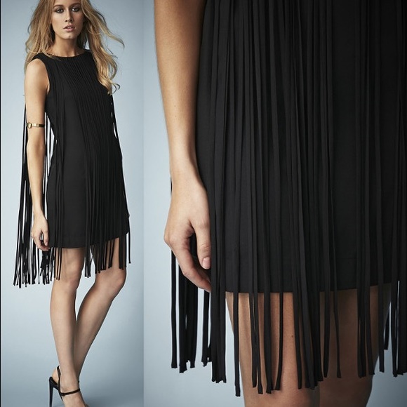 Topshop Dresses & Skirts - Kate Moss for Topshop Fringe Dress (NWT).