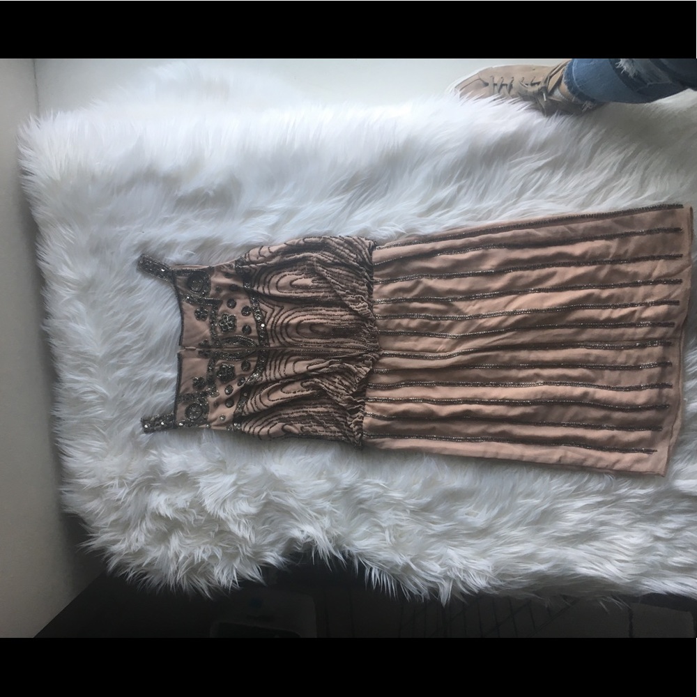 Cache Beaded Flapper Dress--Like New! - image 3