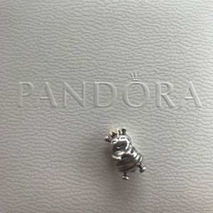 Authentic "Queen Bee" 2 tone Pandora Bead