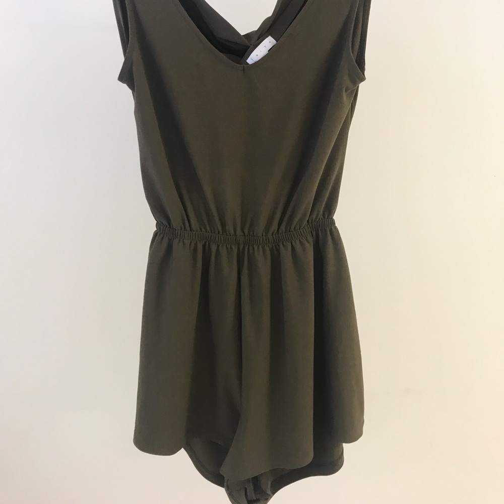 Olive Green Romper from Nordstrom