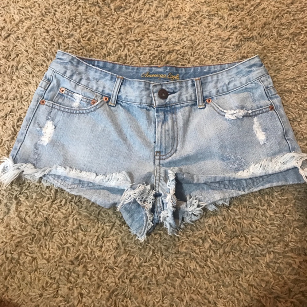 American eagle jean shorts