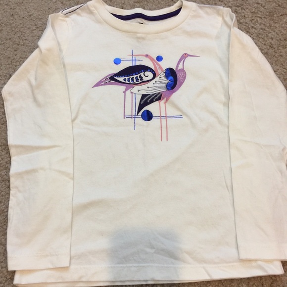 Tea Collection Crane Shirt size 6 - Picture 1 of 1