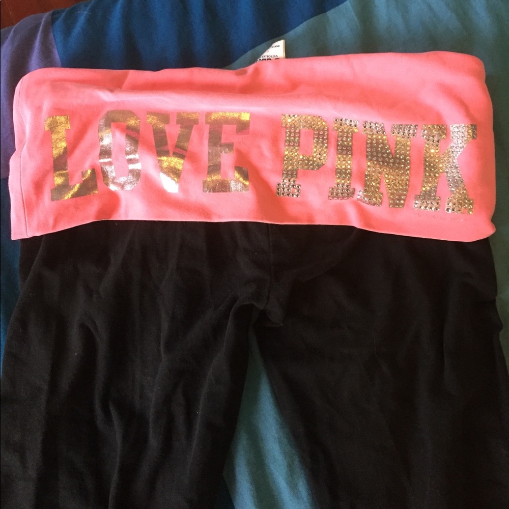 Victoria's Secret pink yoga pants