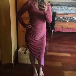 NWOT Pink Asymmetrical Dress from Asos