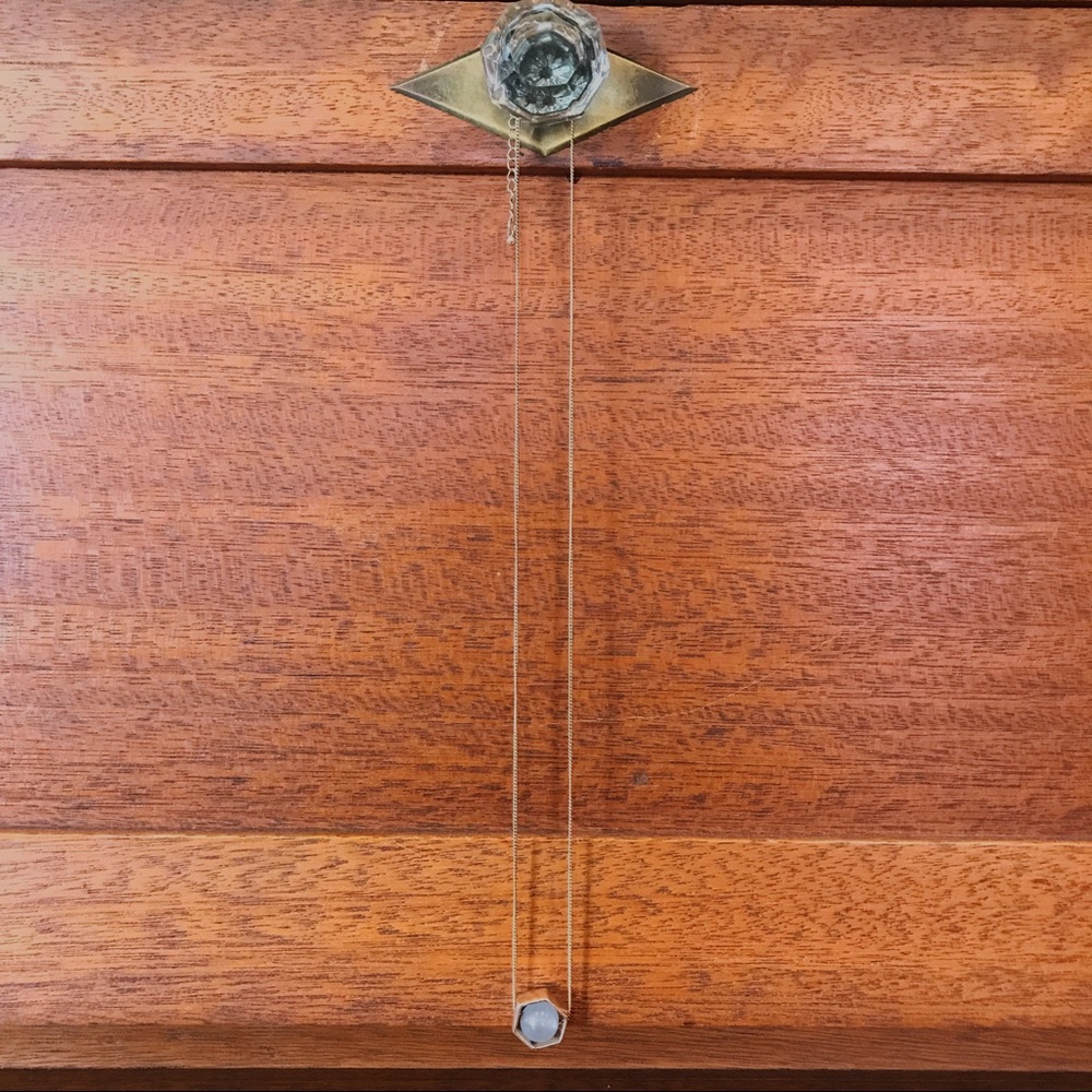 Hexagon Geometric Necklace