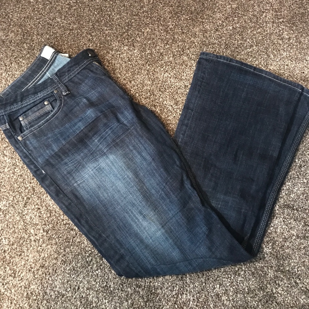 Maurice's dark wash jeans.