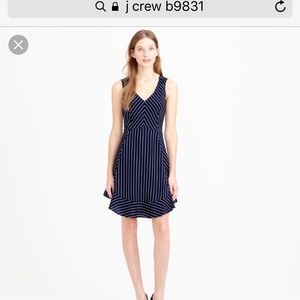 NWT J. Crew pinstripe dress