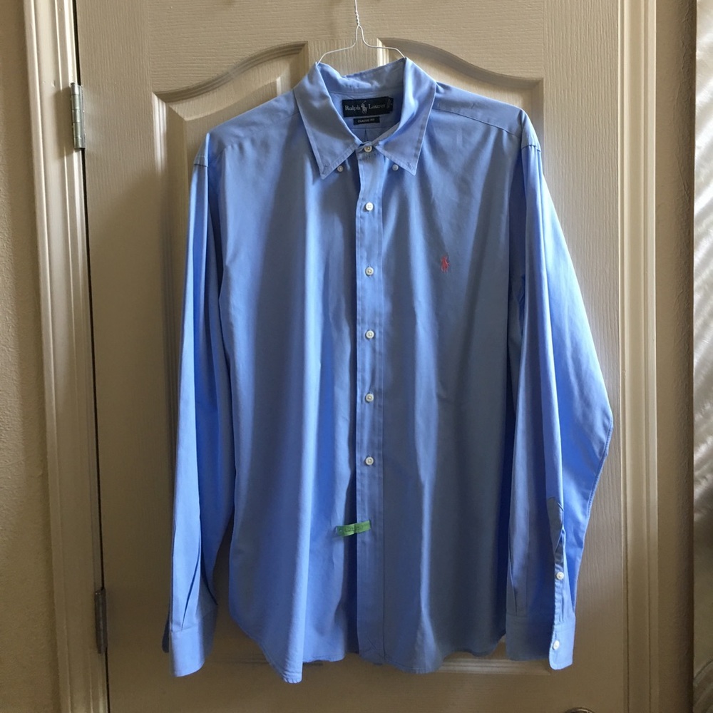Ralph Lauren sky blue men's dress shirt
