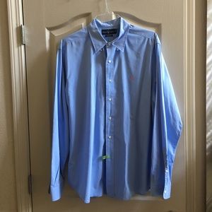 Ralph Lauren sky blue men's dress shirt