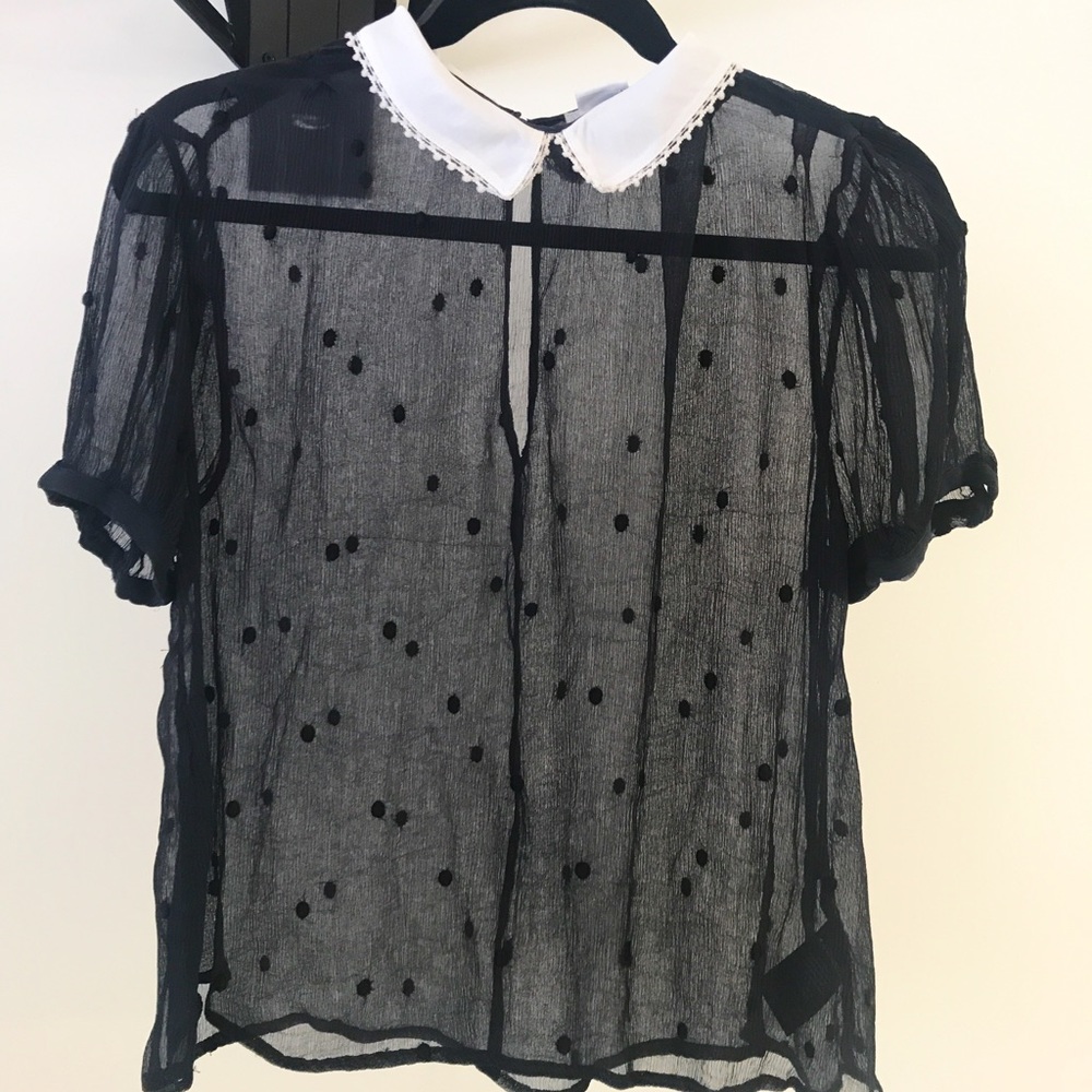 Urban Outfitters Top with Peter Pan Collar