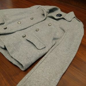 Gap Gray Peacoat Blazer