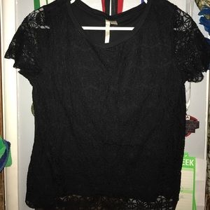 Lauren Conrad black shirt.