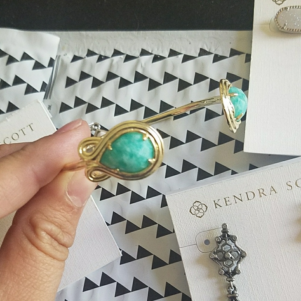 Kendra Scott Amazonite Gold Andy