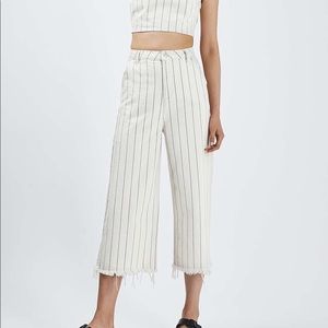 Pin stripe culottes