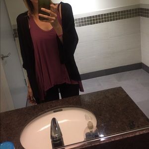 High - Lo Mauve Tank Top