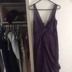 Purple Vera Wang floor length gown