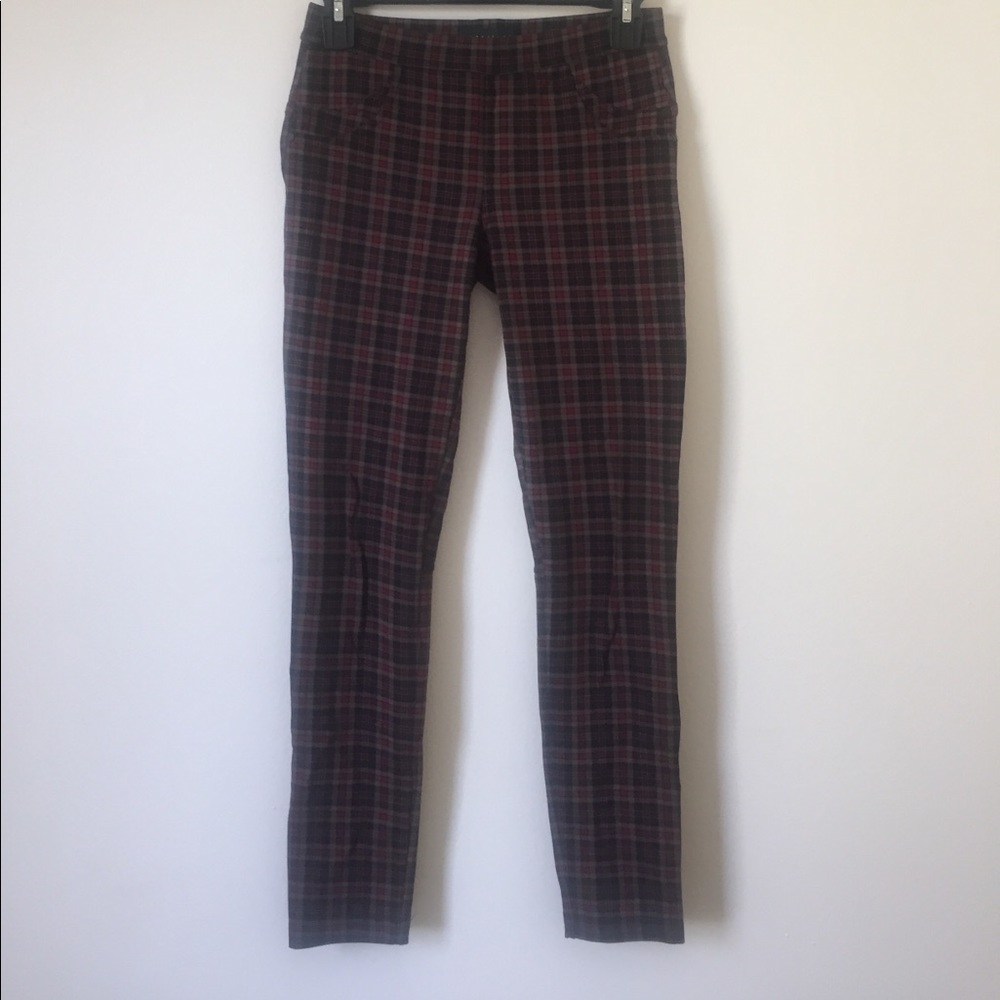 Plaid leggings
