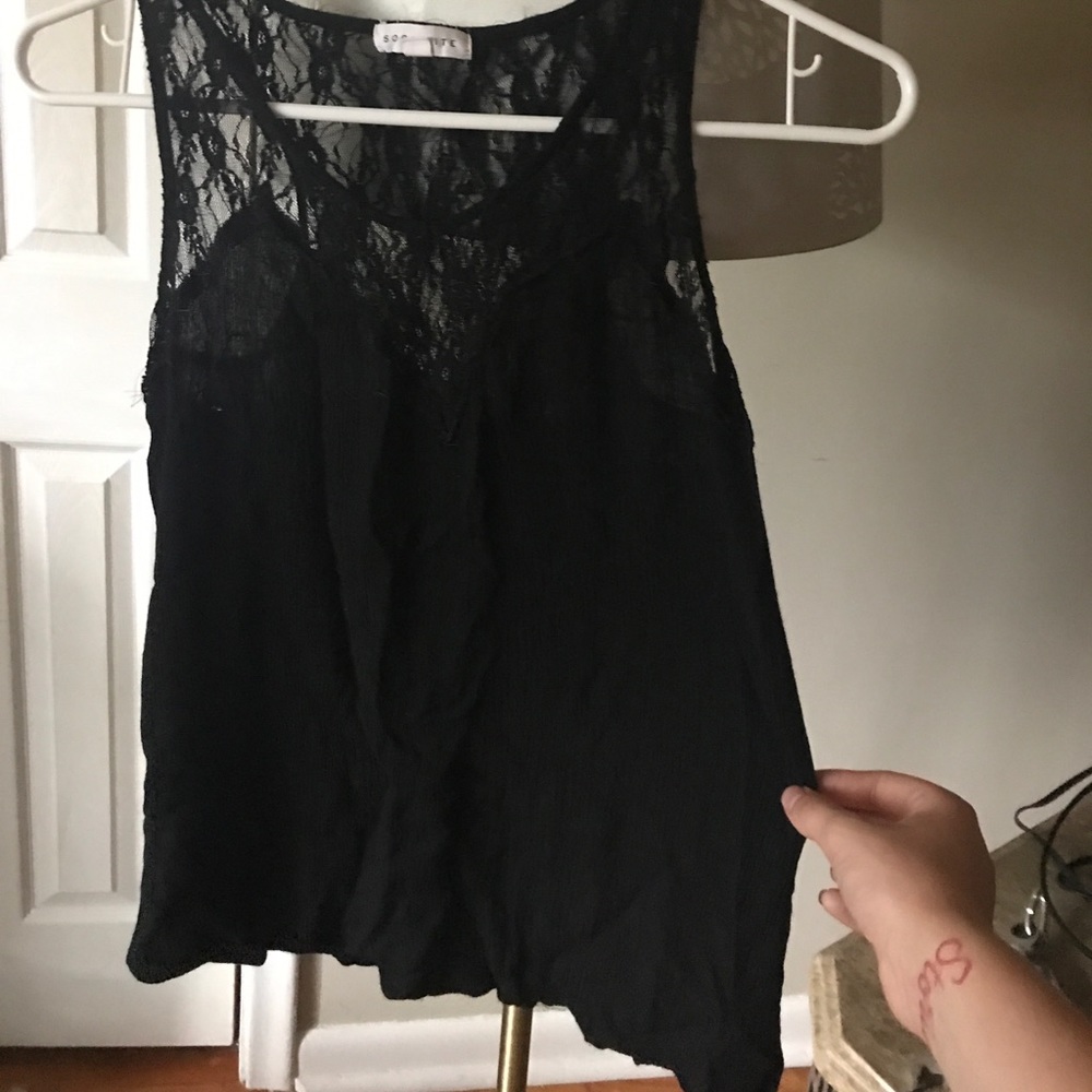 Sexy lace tank top