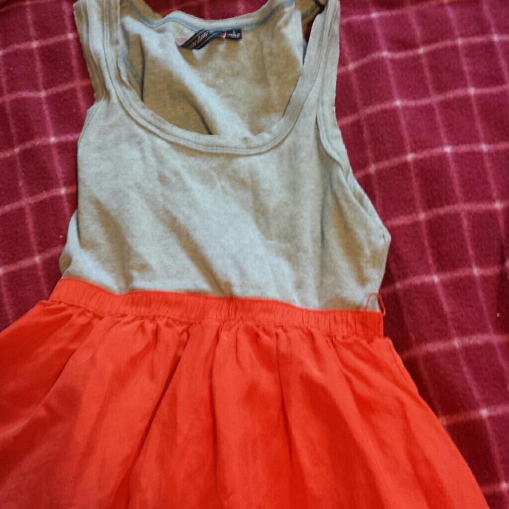 Beautiful cotton and silk dress