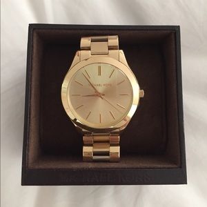 Gold Michael Kors watch