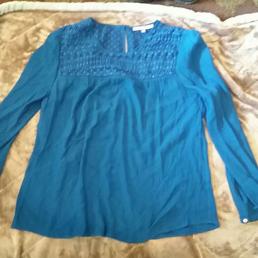 Blue long sleeve shirt. Worn twice