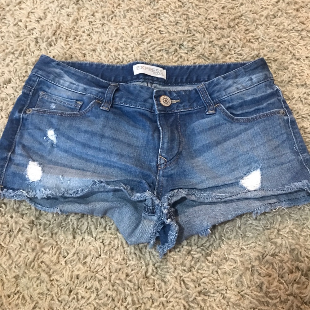 Express jean shorts