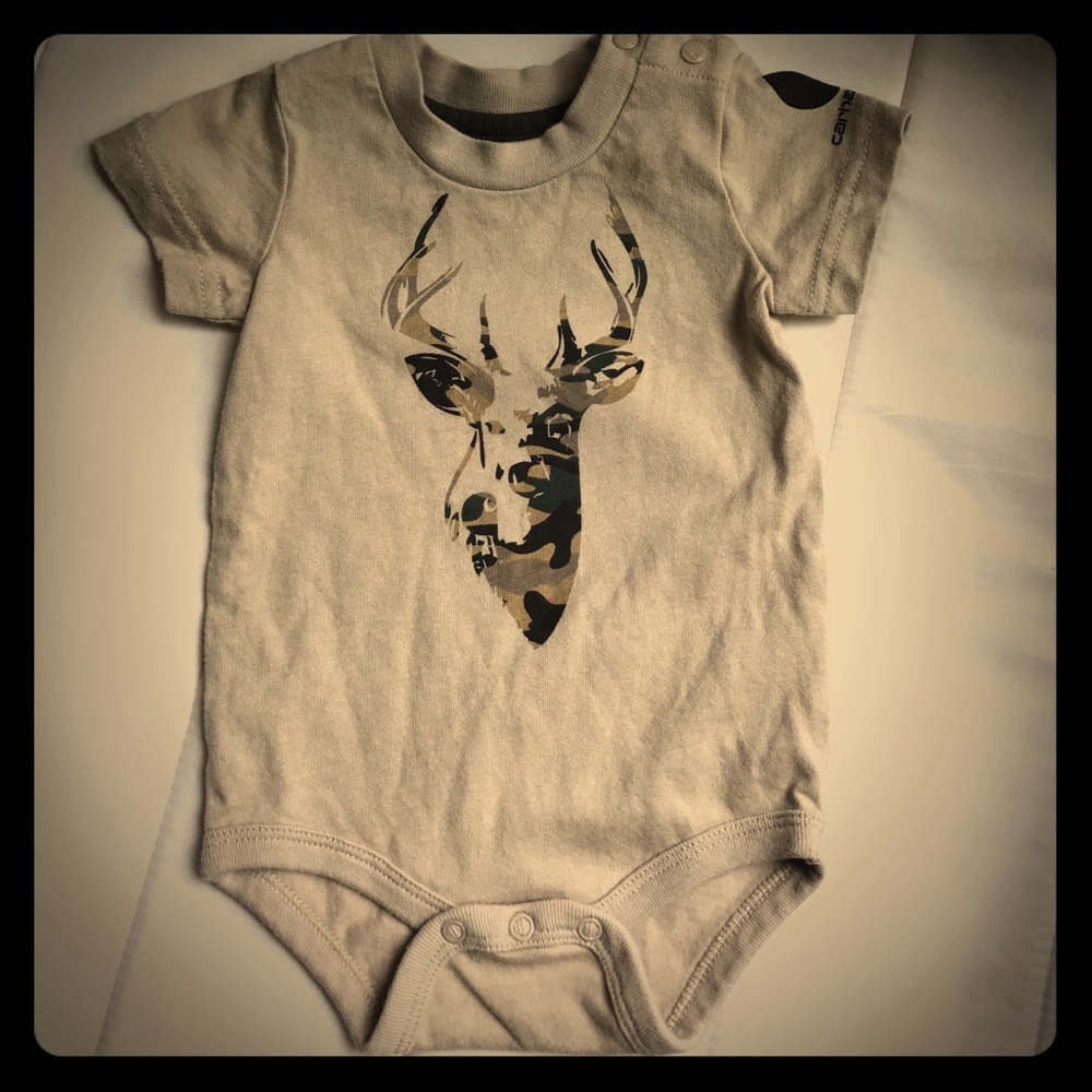Lightly used Carhartt onesie