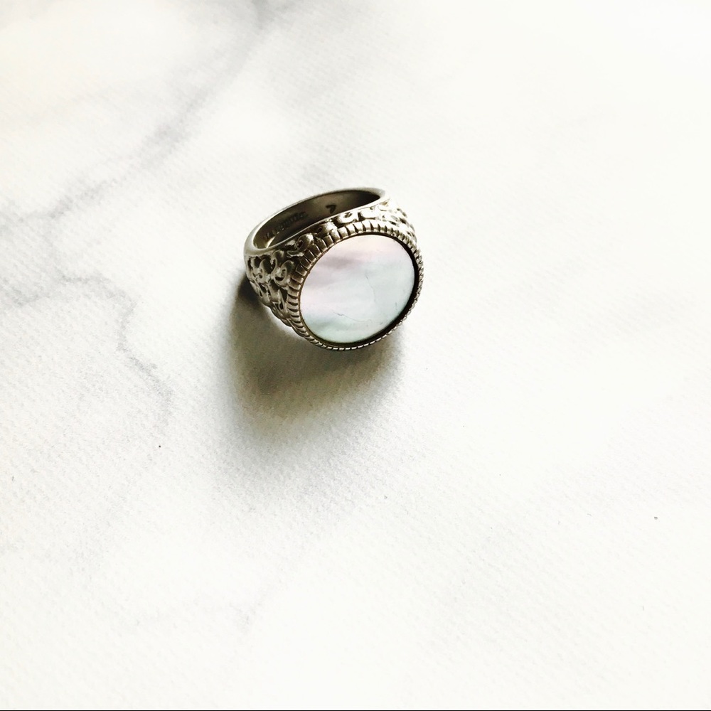 ⭐️🌟 Flat Opal Ring 🌟⭐️