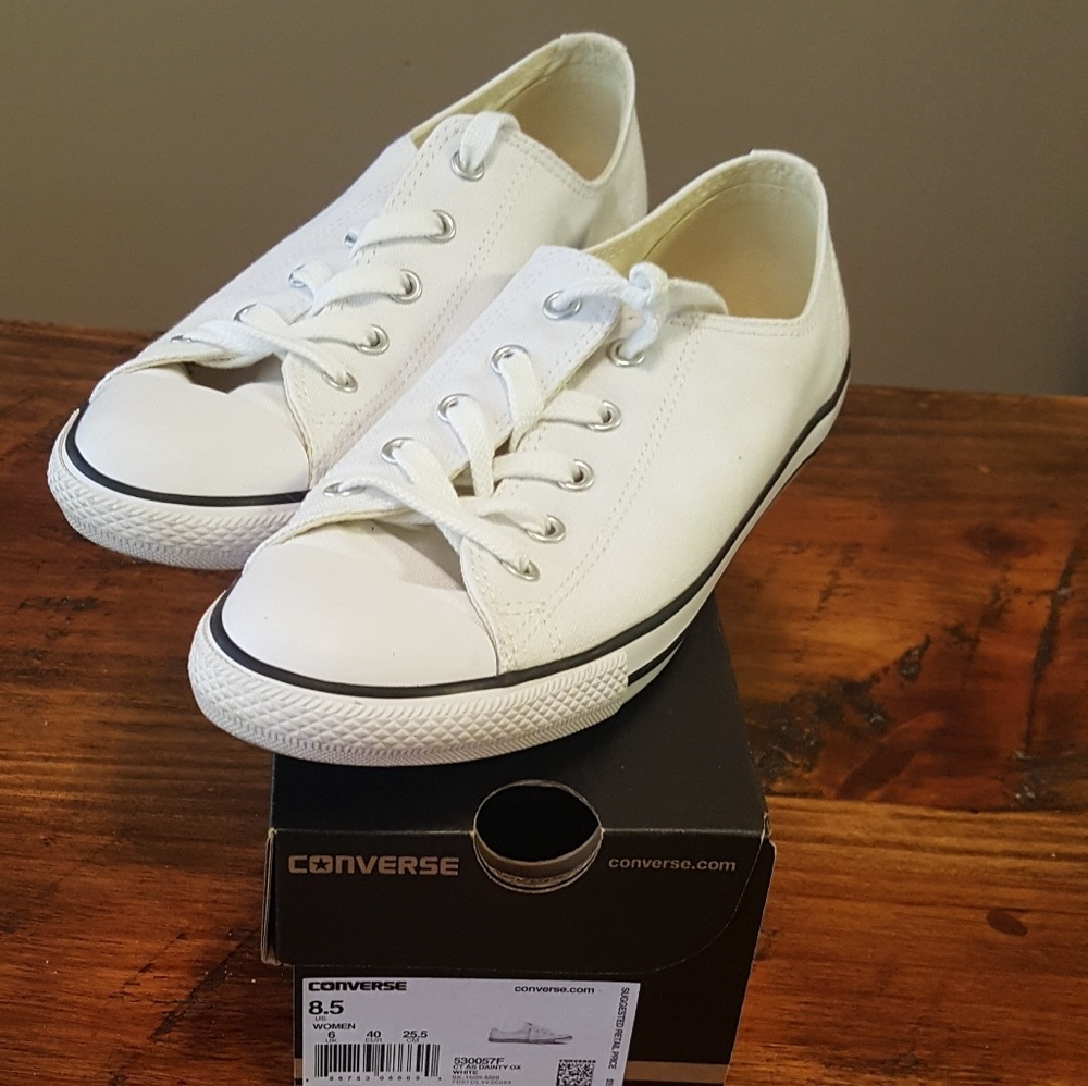 White Womens Converse