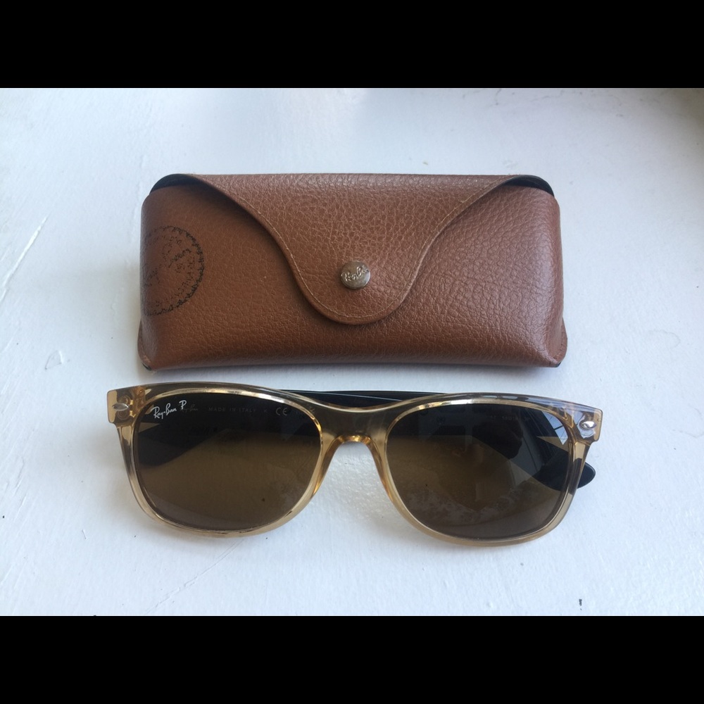 Ray Ban Two-tone Polarized New Wayfarer