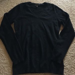 Cashmere Black V Neck Sweater