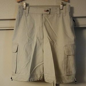 North Face cargo shorts size 10