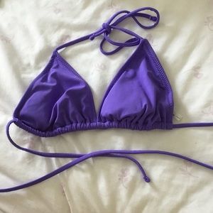F21 NWOT Purple Bikini Top