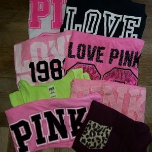 Pink Tops (8 Items)