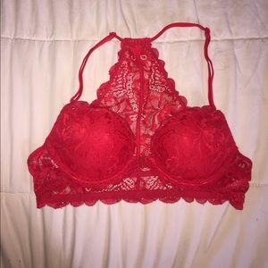 Pink Lace Bra