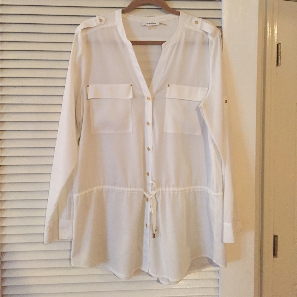 White Long Sleeve Blouse