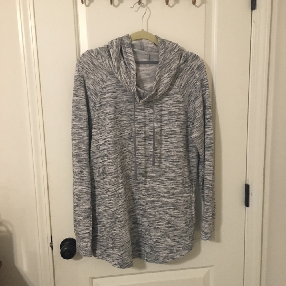 Grey cowl neck sweater
