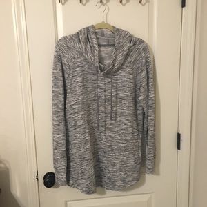 Grey cowl neck sweater