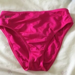 Bold pink speedo bottom