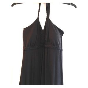 Black halter sundress