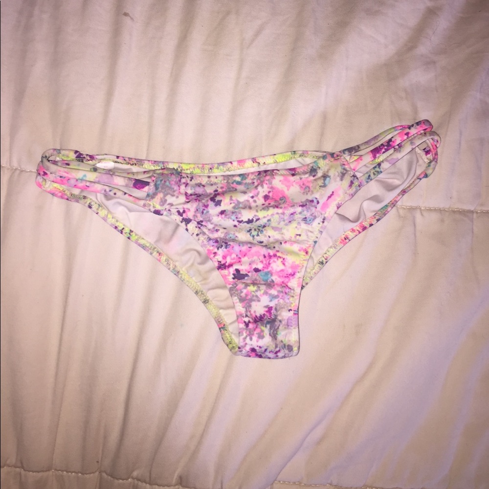 pink Cheeky swim suit bottoms