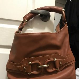 authentic burberry leather tote SOLD