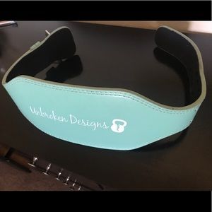 Unbroken designs leather weight belt - crossfit
